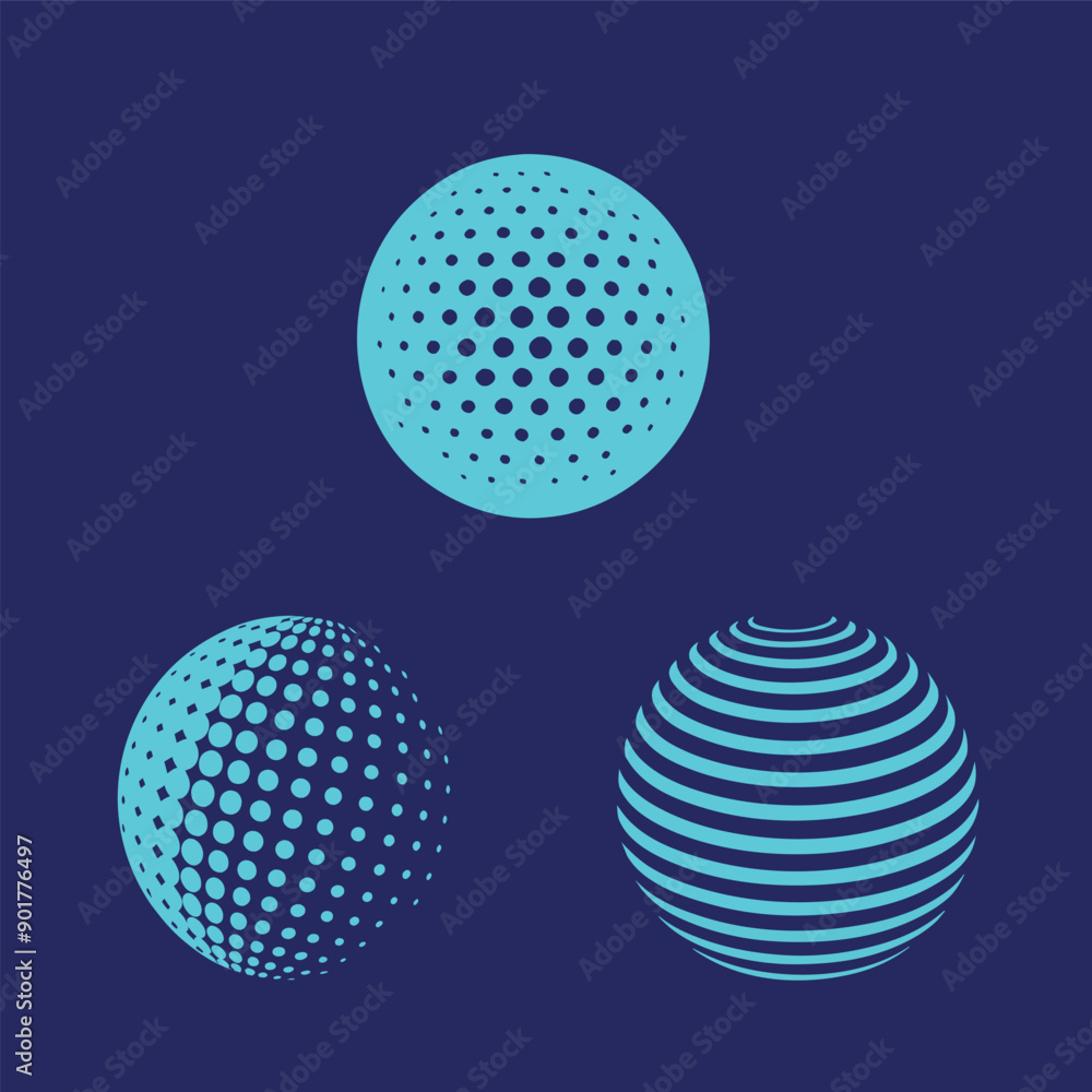 Spiral halftone 3D vector sphere. background of dots on a sphere. Shadow-enhanced logo template.
Spiral halftone 3D vector sphere. background of dots on a sphere. Shadow-enhanced logo template.