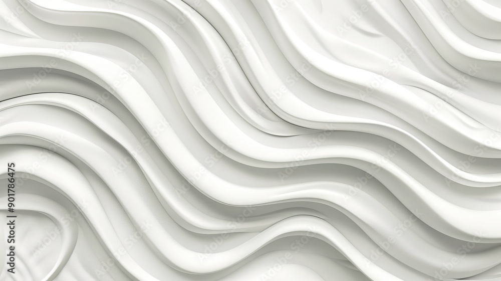 Abstract White Wavy Textures. Marble mural background and wallpaper. AI generated image Abstract White Wavy Textures. Marble mural background and wallpaper. AI generated image