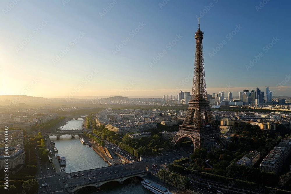 Fototapeta premium olympics games 2024 France 