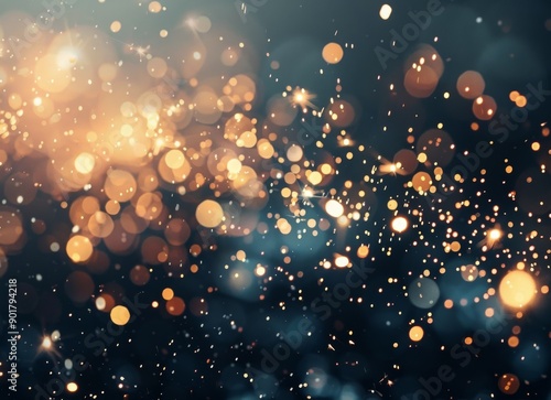 Sparklers Burning Against Festive Lights