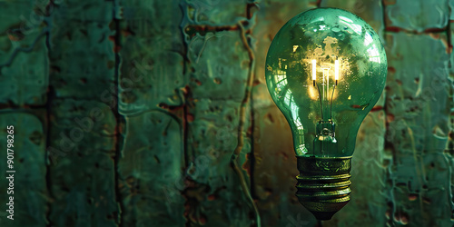 Innovation (Bright Green): A light bulb, symbolizing creativity and progress