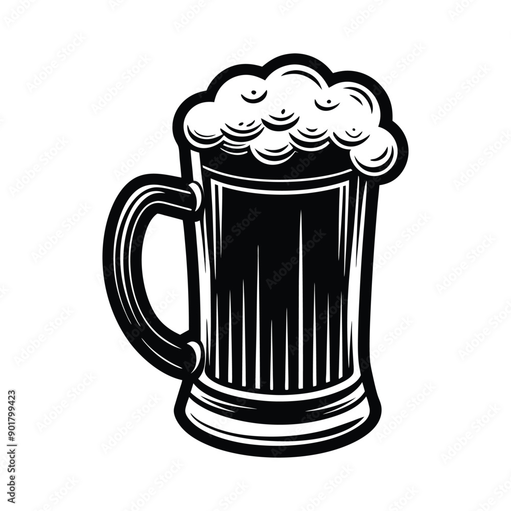 mug of beer with foam mug of beer with foam