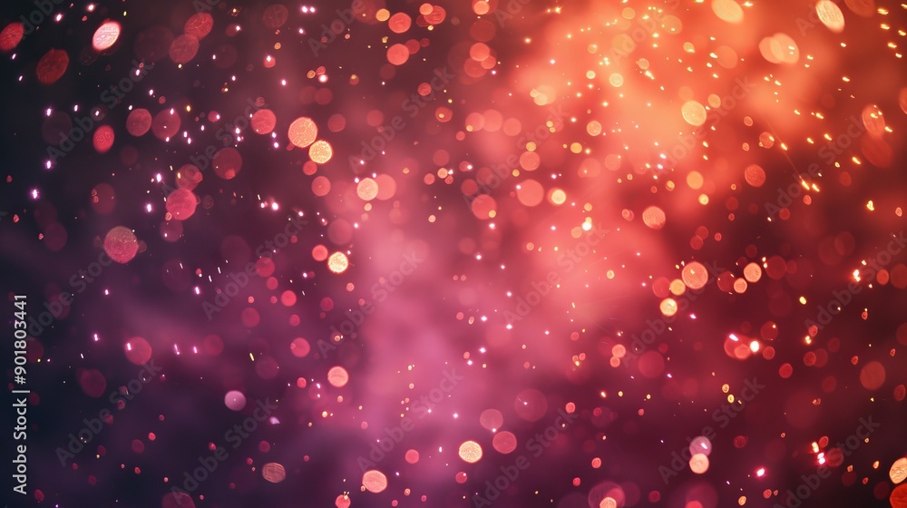Macro shot of fireworks exploding in the sky. Macro shot of fireworks exploding in the sky.
