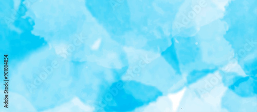 Abstract watercolor paper textured illustration. grungy violet gradient watercolor artistic brush paint stain background. light sky blue background.. retro aquarelle card design.