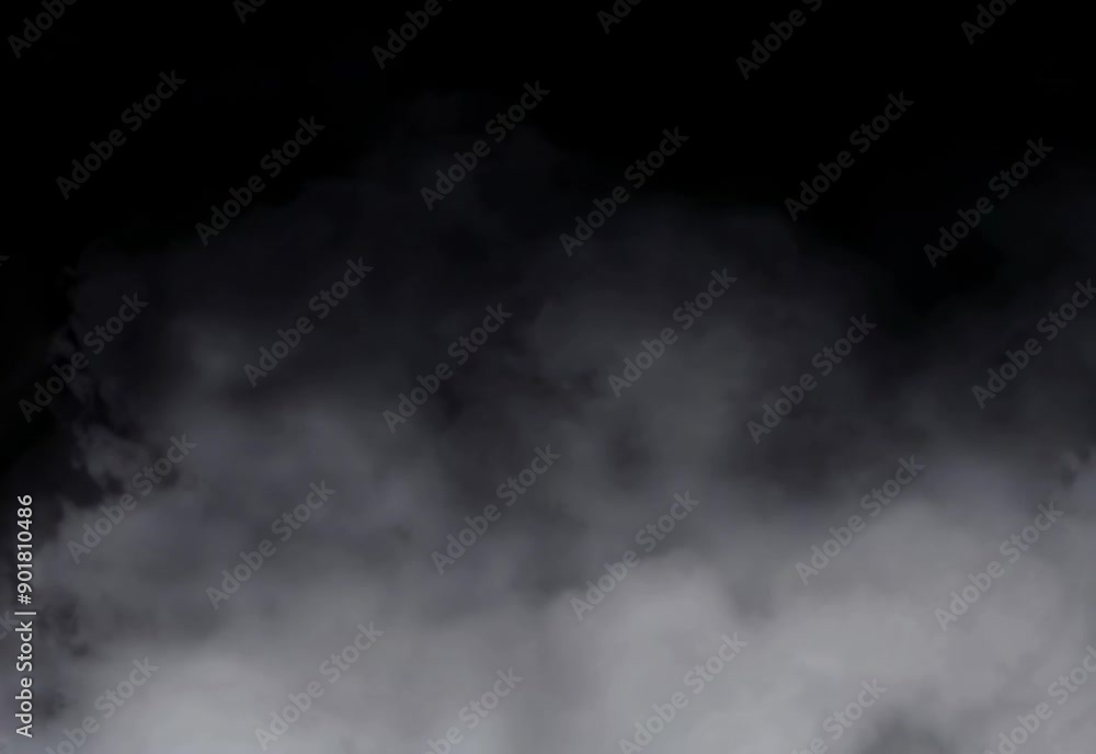 smoke and fog on black background, overlay smoke and fog on black background, overlay