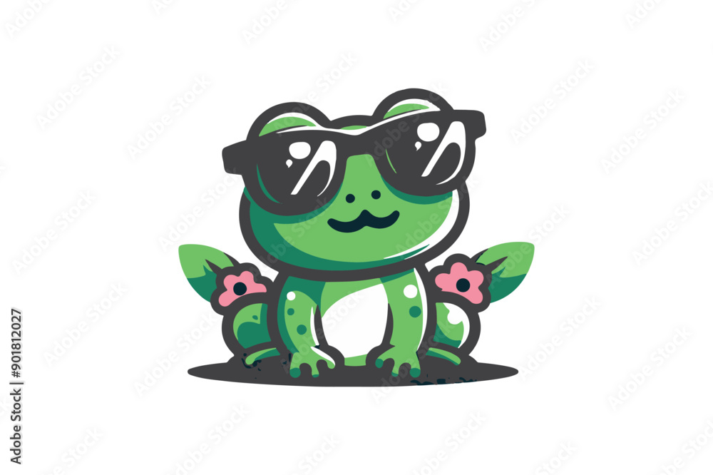 Frog Silhouette vector Illustration, Frog vector Frog Silhouette vector Illustration, Frog vector