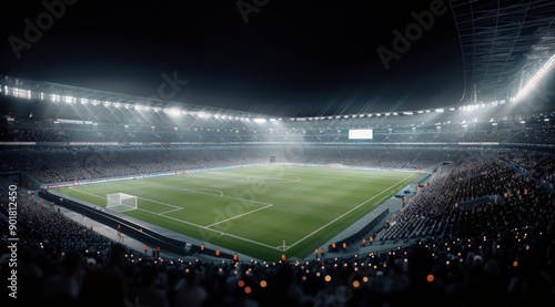 Night Football Stadium