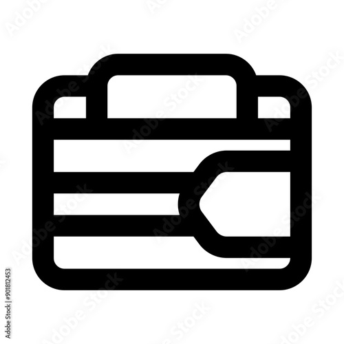 digital wallet icon black