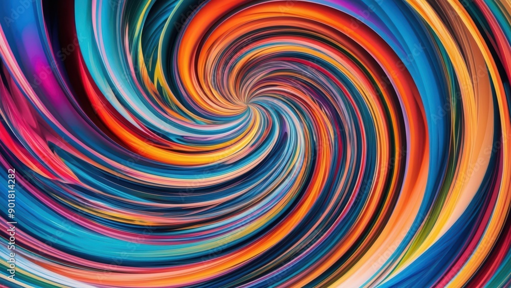 A dynamic multicolored swirl with bold hues of blue, red, and yellow in an abstract artistic design. A dynamic multicolored swirl with bold hues of blue, red, and yellow in an abstract artistic design.