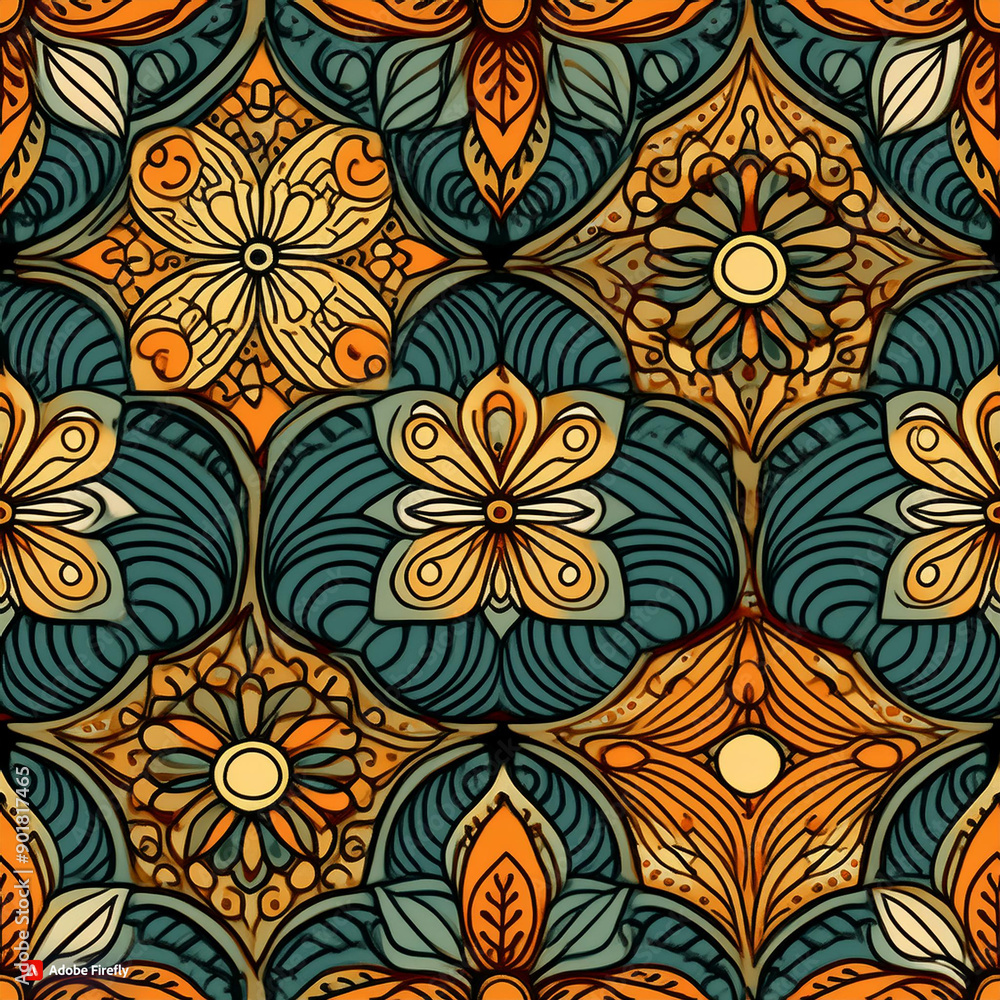seamless floral pattern seamless floral pattern