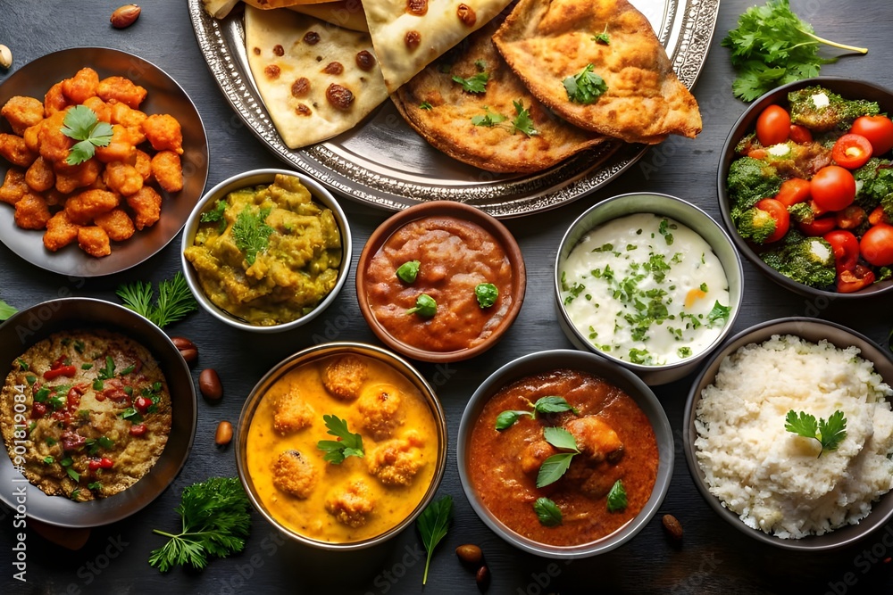 Breakfast in South India Sambar or curry recipes and coconut chutney complement Rava idli Breakfast in South India Sambar or curry recipes and coconut chutney complement Rava idli