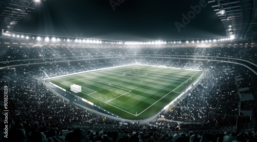 Night Football Stadium