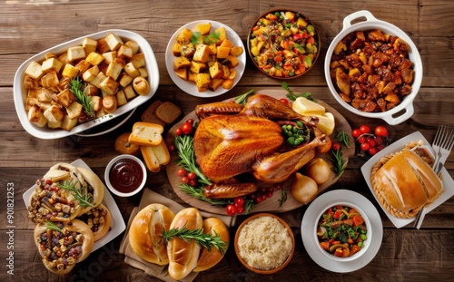 Thanksgiving Dinner Table