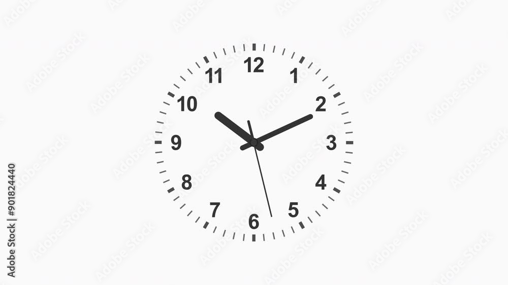 clock time lapse isolated on white background clock time lapse isolated on white background