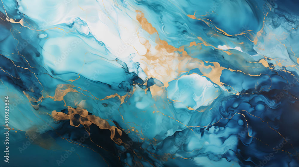 astarte.ai: Silver and Teal Abstract Fluid Art astarte.ai: Silver and Teal Abstract Fluid Art