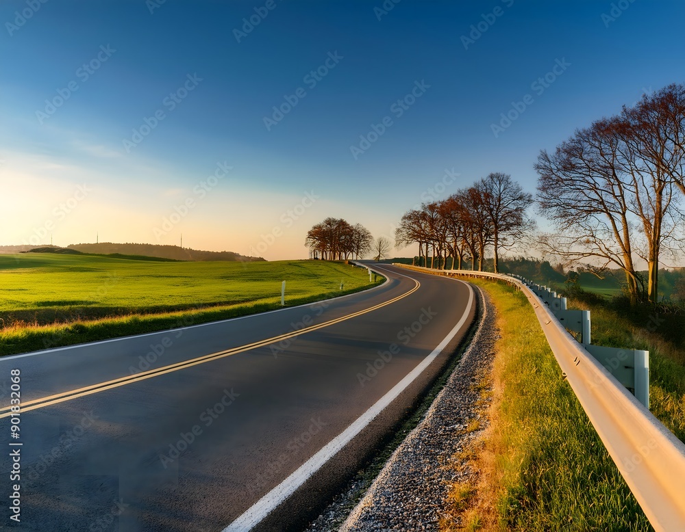 Fototapeta premium Road in the countryside
