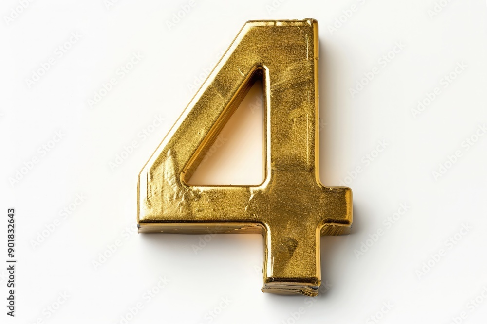the number 5 in gold on a white background the number 5 in gold on a white background