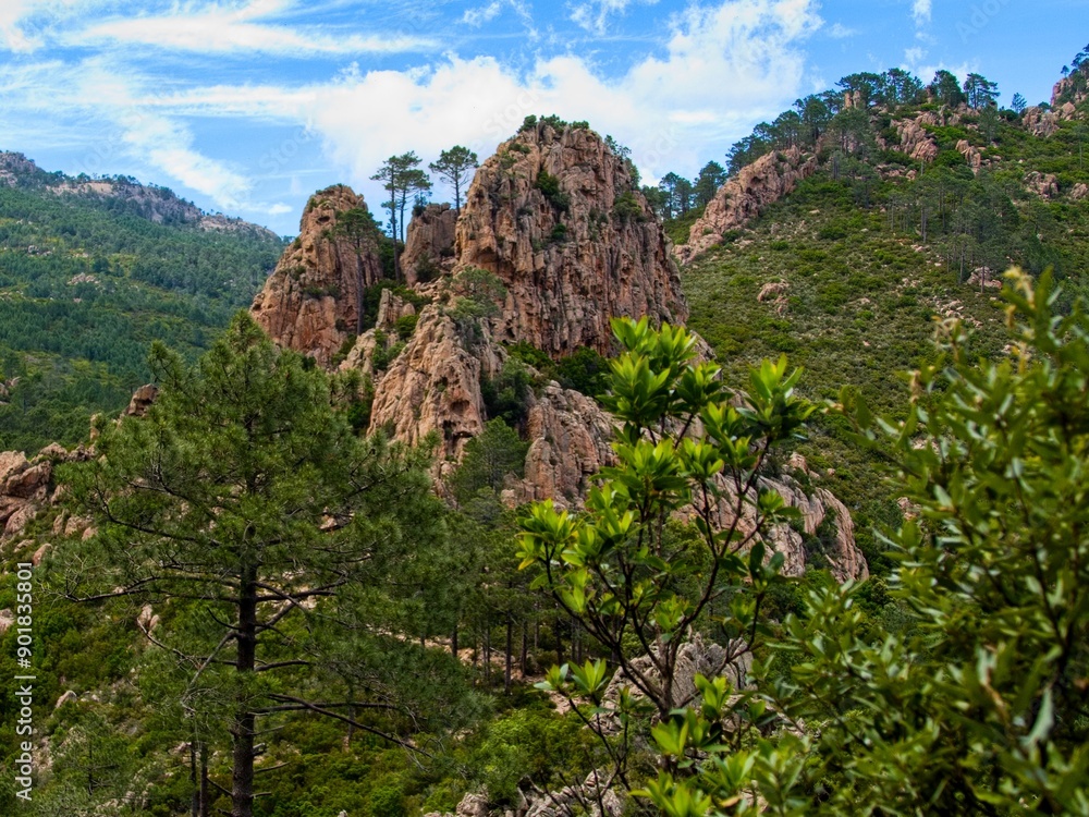 hiking GR20 trail corsica france