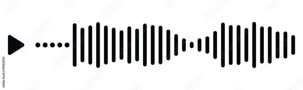 voice message icon vector isolated on white background voice message icon vector isolated on white background