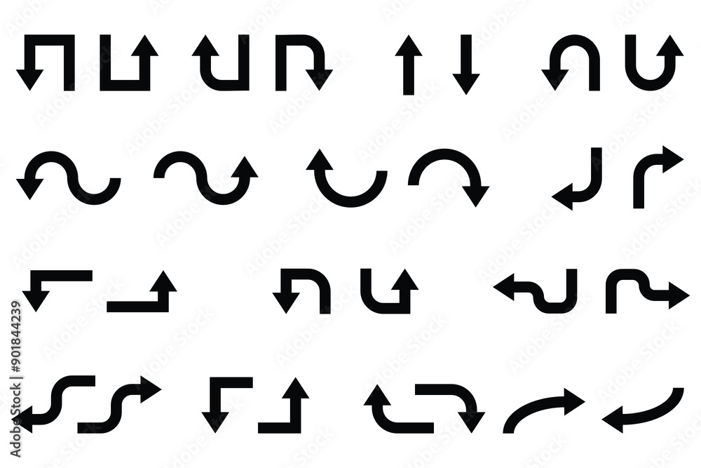 Arrow icon set Arrow icon set