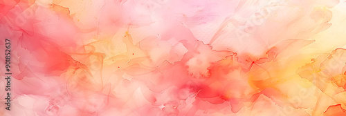 Soft peachy abstract watercolor for colorful backgrounds