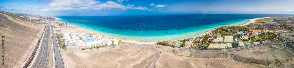Aerial views of Butihondo and Jandia beach, Fuerteventura, Canary Islands Aerial views of Butihondo and Jandia beach, Fuerteventura, Canary Islands