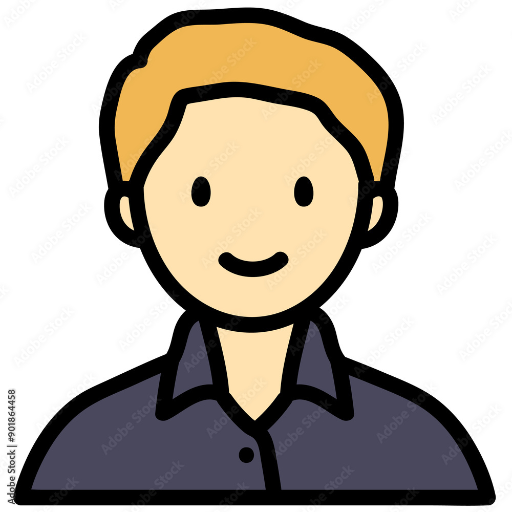 Avatar people black minimal with color Avatar people black minimal with color