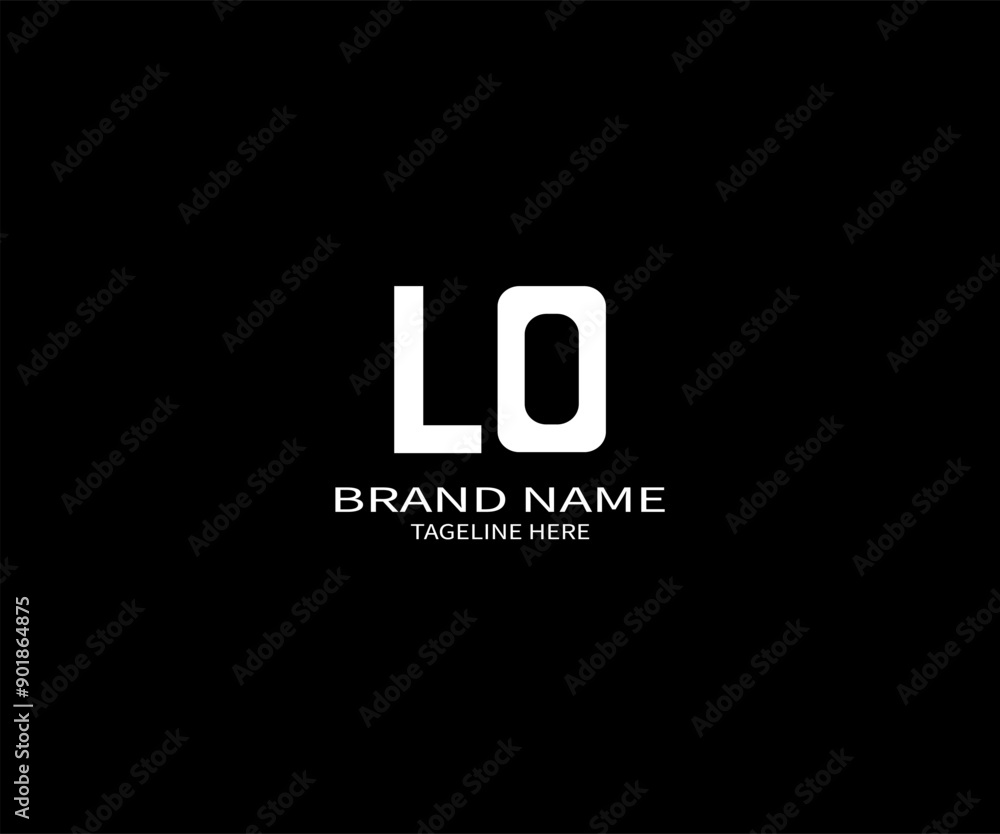 LO letter logo design on black background. LO creative initials letter logo concept. LO unique design LO letter logo design on black background. LO creative initials letter logo concept. LO unique design