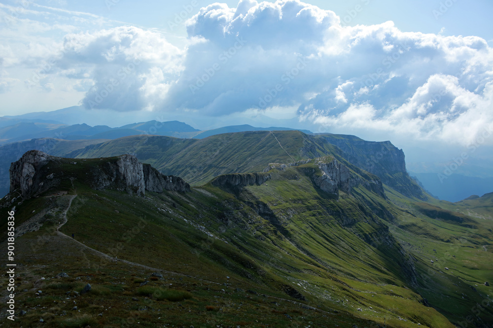 Saua Cerbului pass in Bucegi Mountains, Romania Saua Cerbului pass in Bucegi Mountains, Romania