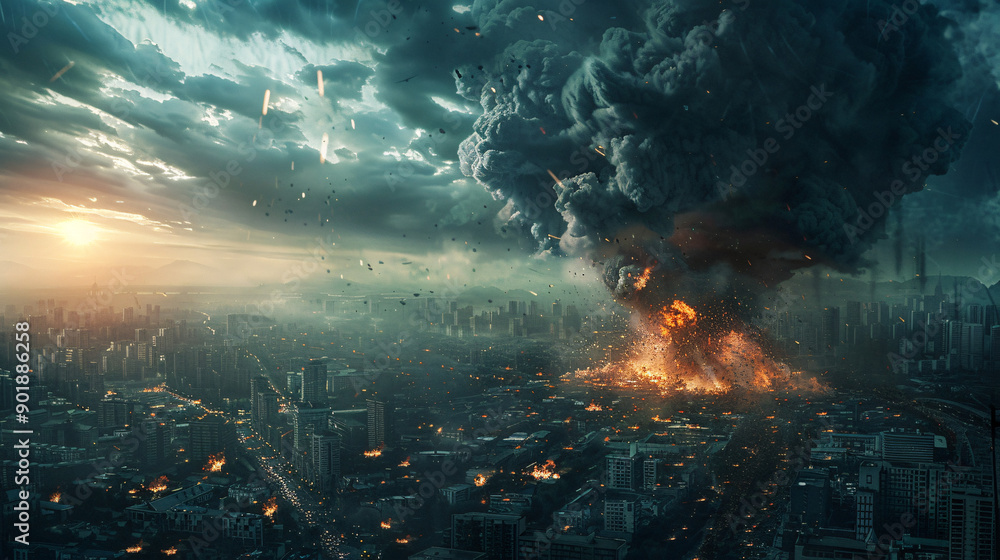 Apocalypse Now: A once-great metropolis reduced to smoldering ruin ...