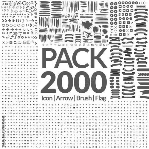 Mega Pack Icônes, Arrows, B...