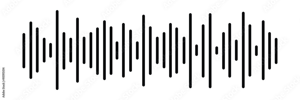 sound wave audio icon vector. Audio sound symbol. Vector music sound waves on white background. Audio equalizer icon. Sound wave logo template. Vector illustration. Eps file 148. sound wave audio icon vector. Audio sound symbol. Vector music sound waves on white background. Audio equalizer icon. Sound wave logo template. Vector illustration. Eps file 148.