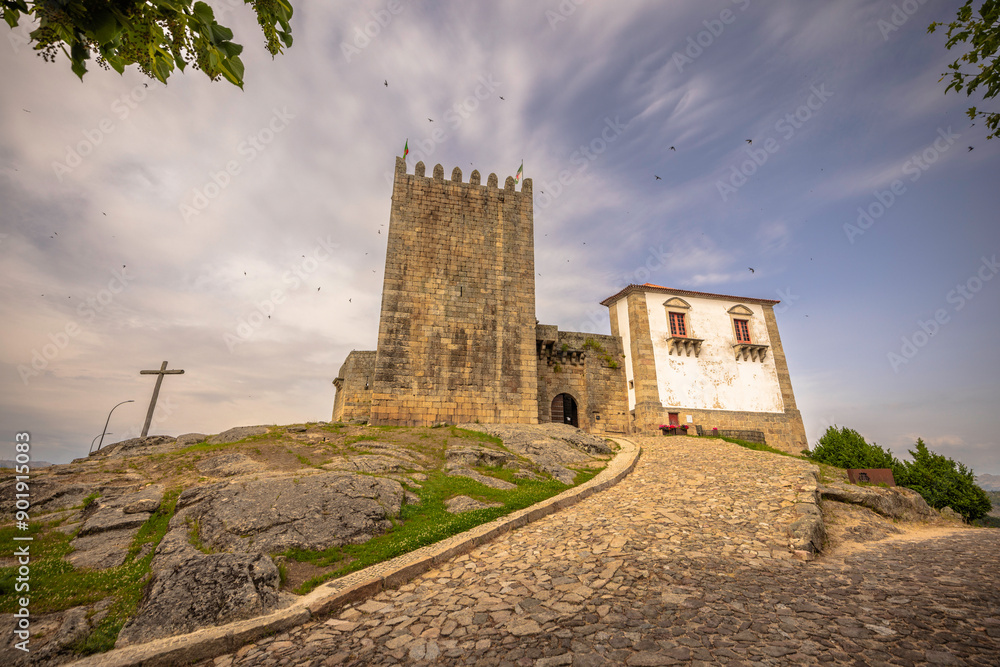 Belmonte, Portugal - June 27th 2024: The Medieval castle of Belmonte, Portugal Belmonte, Portugal - June 27th 2024: The Medieval castle of Belmonte, Portugal