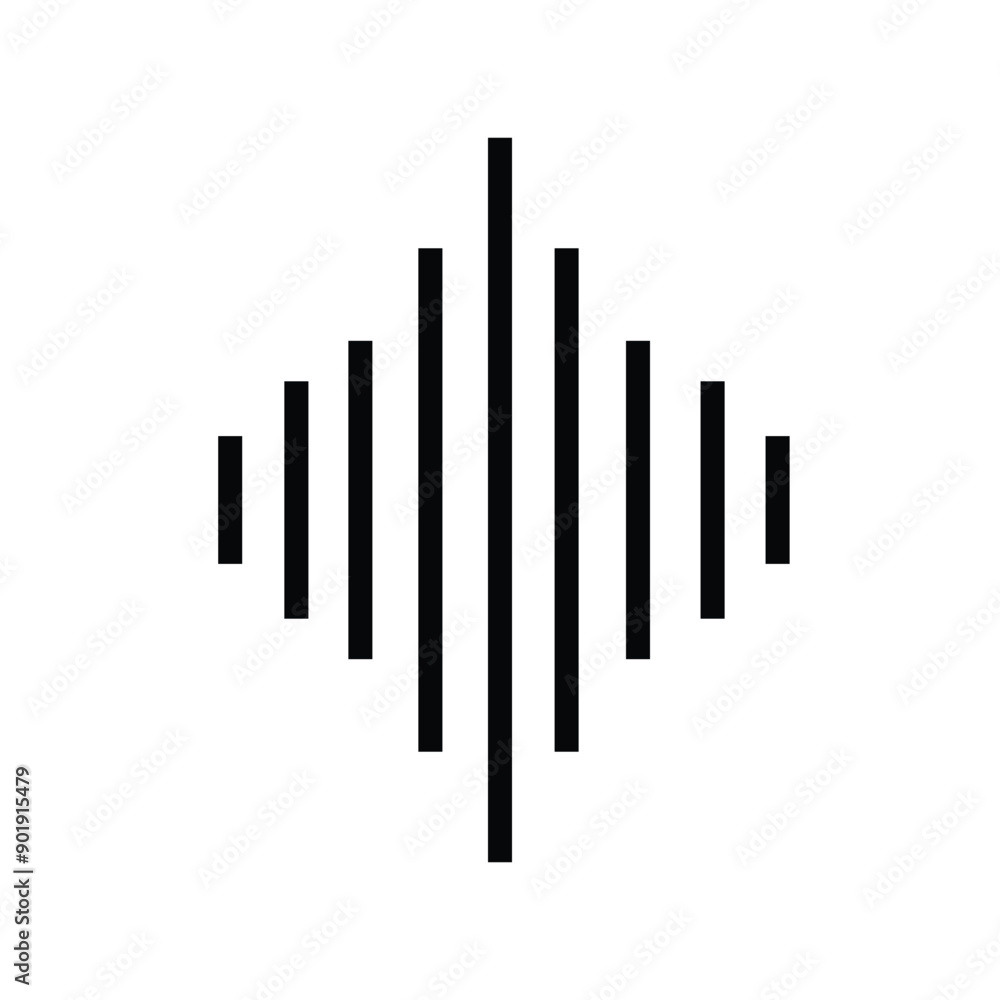 Radio wave or sound wave icon. Sound wave symbol. Sound record icon. Vector icon of sound wave, Vector black icon on white background. Vector illustration. Eps file 157. Radio wave or sound wave icon. Sound wave symbol. Sound record icon. Vector icon of sound wave, Vector black icon on white background. Vector illustration. Eps file 157.