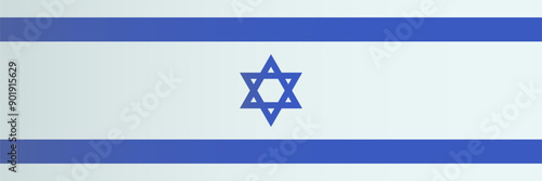 Israel national  flag. Vector illustration