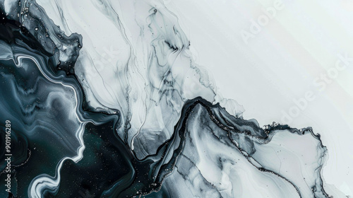 abstract black and white marble background wallpaper, interiors, skin tile luxurious design, wallpaper or cover case mobile phone