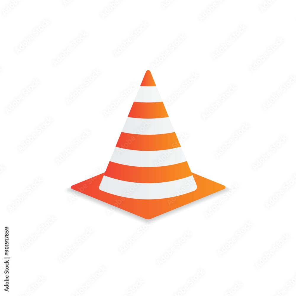traffic cone isolated on white background traffic cone isolated on white background
