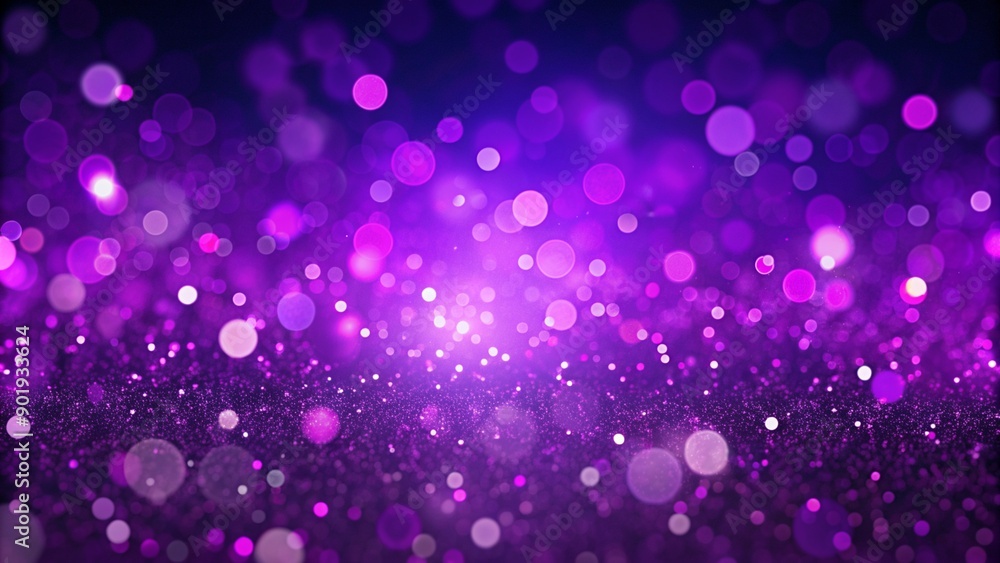 Purple glitter bokeh background. Purple bokeh lights texture Purple glitter bokeh background. Purple bokeh lights texture