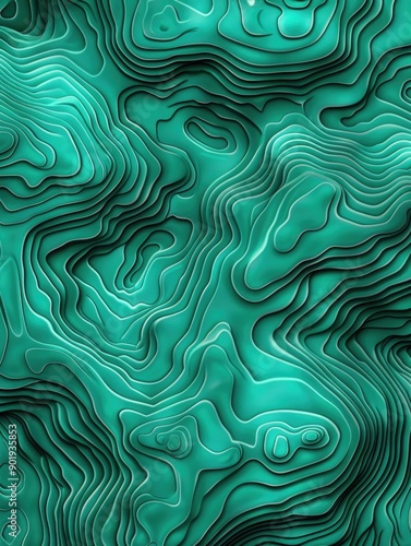 Green Surface Close-Up