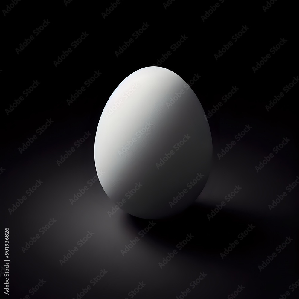 egg on black background egg on black background