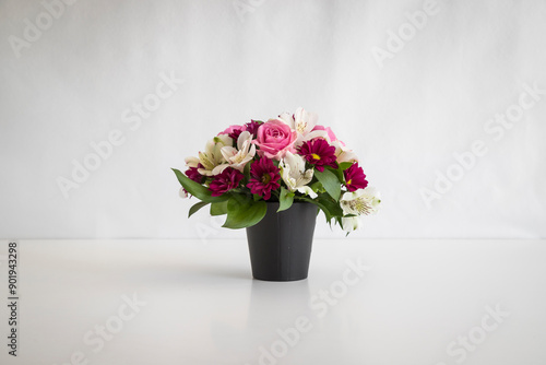 Bouquet of flowers prepared by florist