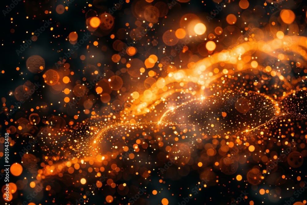 Digital brain with glowing orange elements on a circuit board representing advanced technology and connectivity Digital brain with glowing orange elements on a circuit board representing advanced technology and connectivity