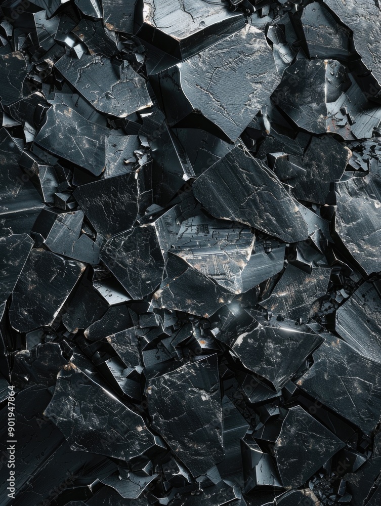 Broken Glass Close Up Broken Glass Close Up