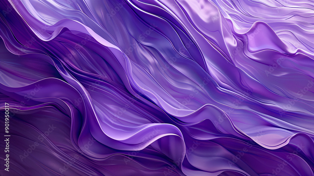 Elegant Abstract Composition of Ultra-Pigmented Purple Paint Elegant Abstract Composition of Ultra-Pigmented Purple Paint