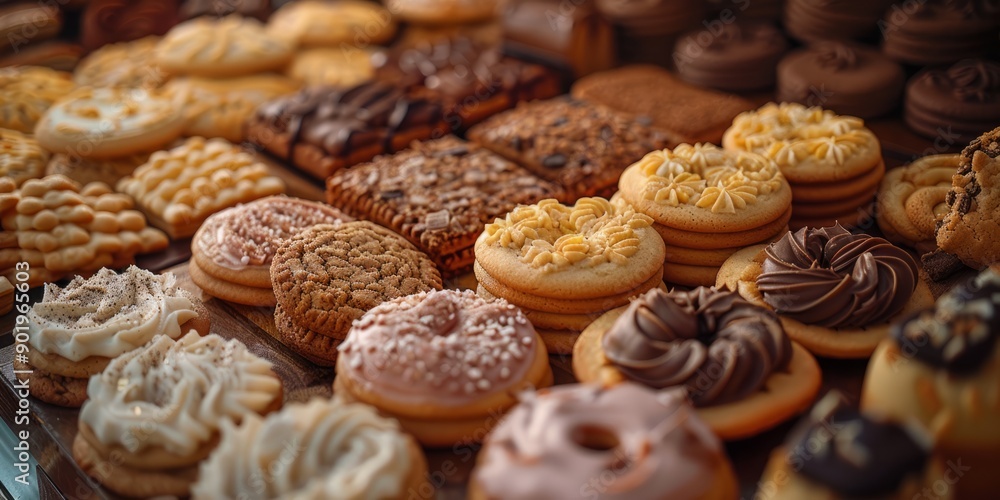 National Cookie Day assorted cookies, September 4th National Cookie Day assorted cookies, September 4th