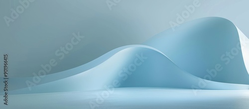 Minimalistic simple abstract light blue background.