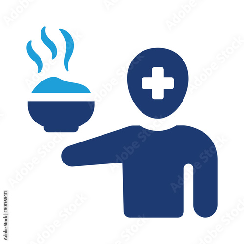 Food addiction icon