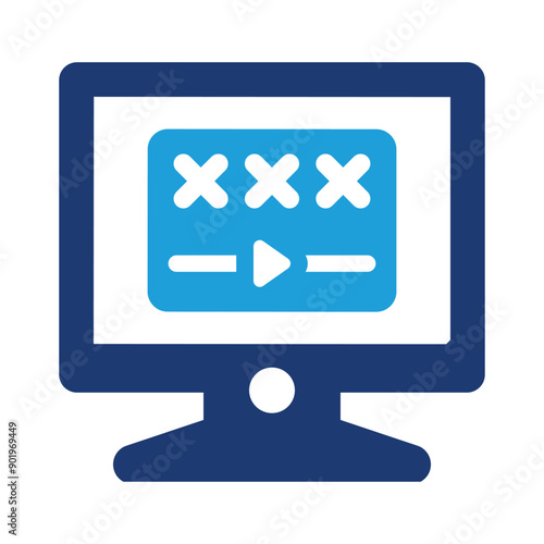 Porn addiction icon
