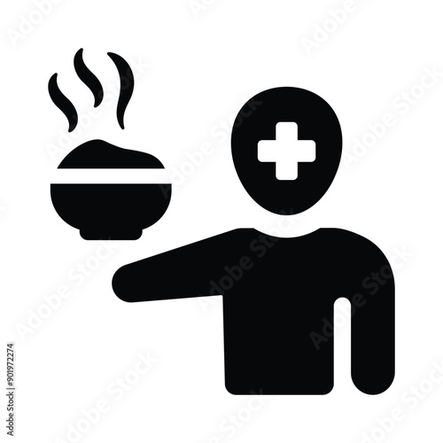 Food addiction icon