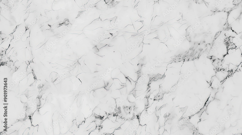 The smooth white marble surface features delicate gray veining, illuminated softly, revealing its natural beauty and texture SEAMLESS PATTERN The smooth white marble surface features delicate gray veining, illuminated softly, revealing its natural beauty and texture SEAMLESS PATTERN